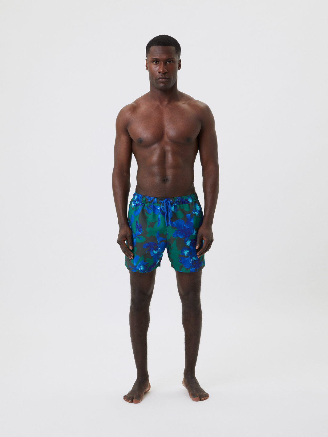 Blåblommiga Björn Borg badshorts för män
