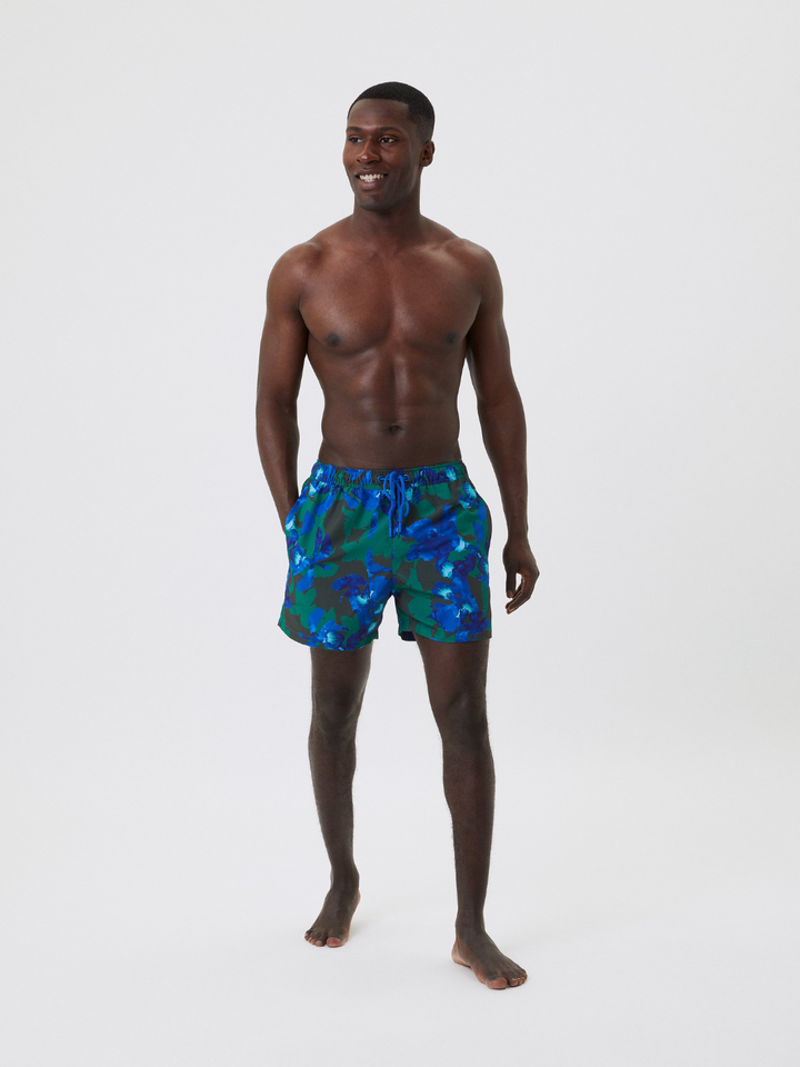 Blåblommiga Björn Borg badshorts för män