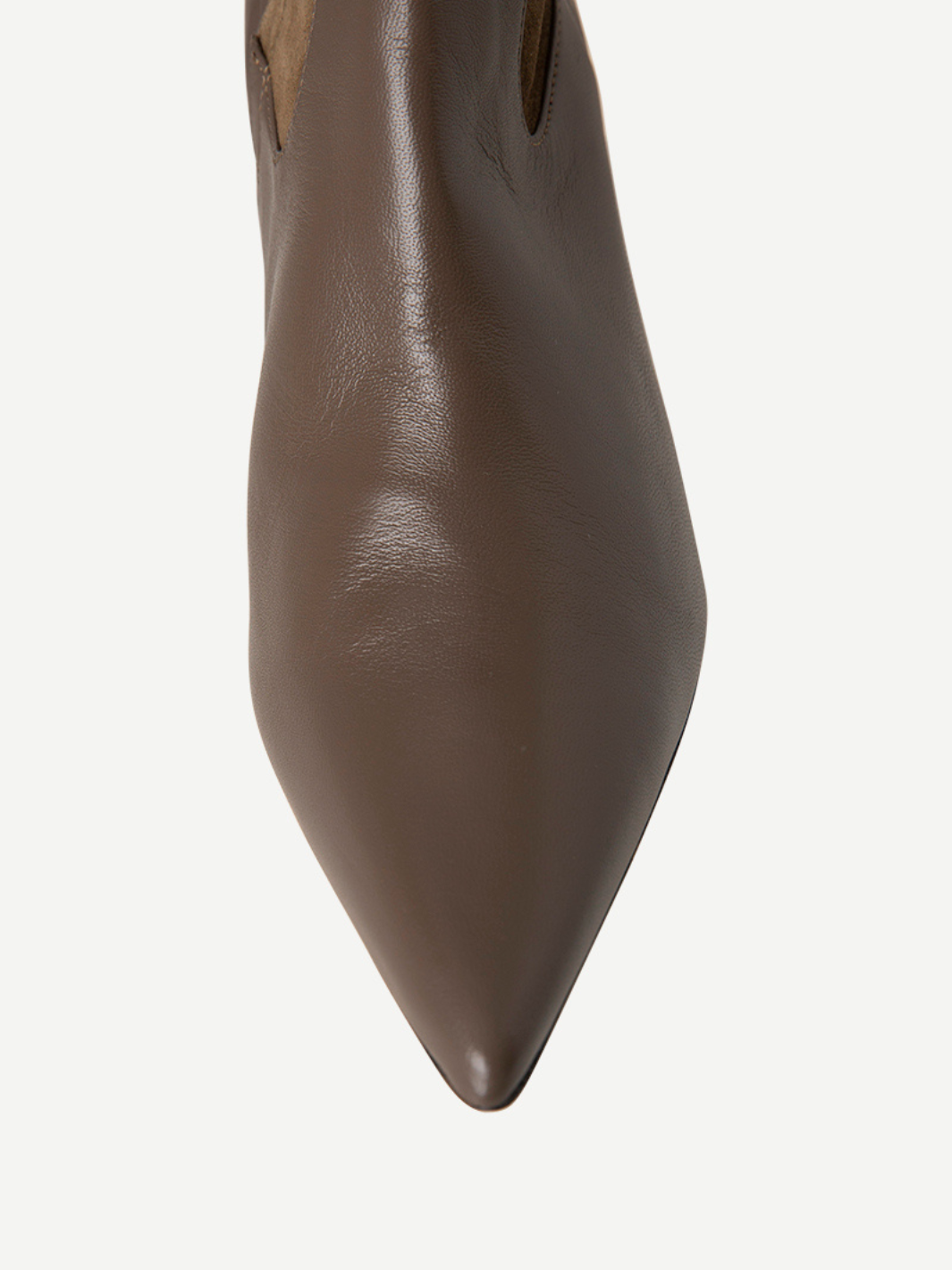 Brun Custommade Ally Boot I Mocka &amp; Slät Läder