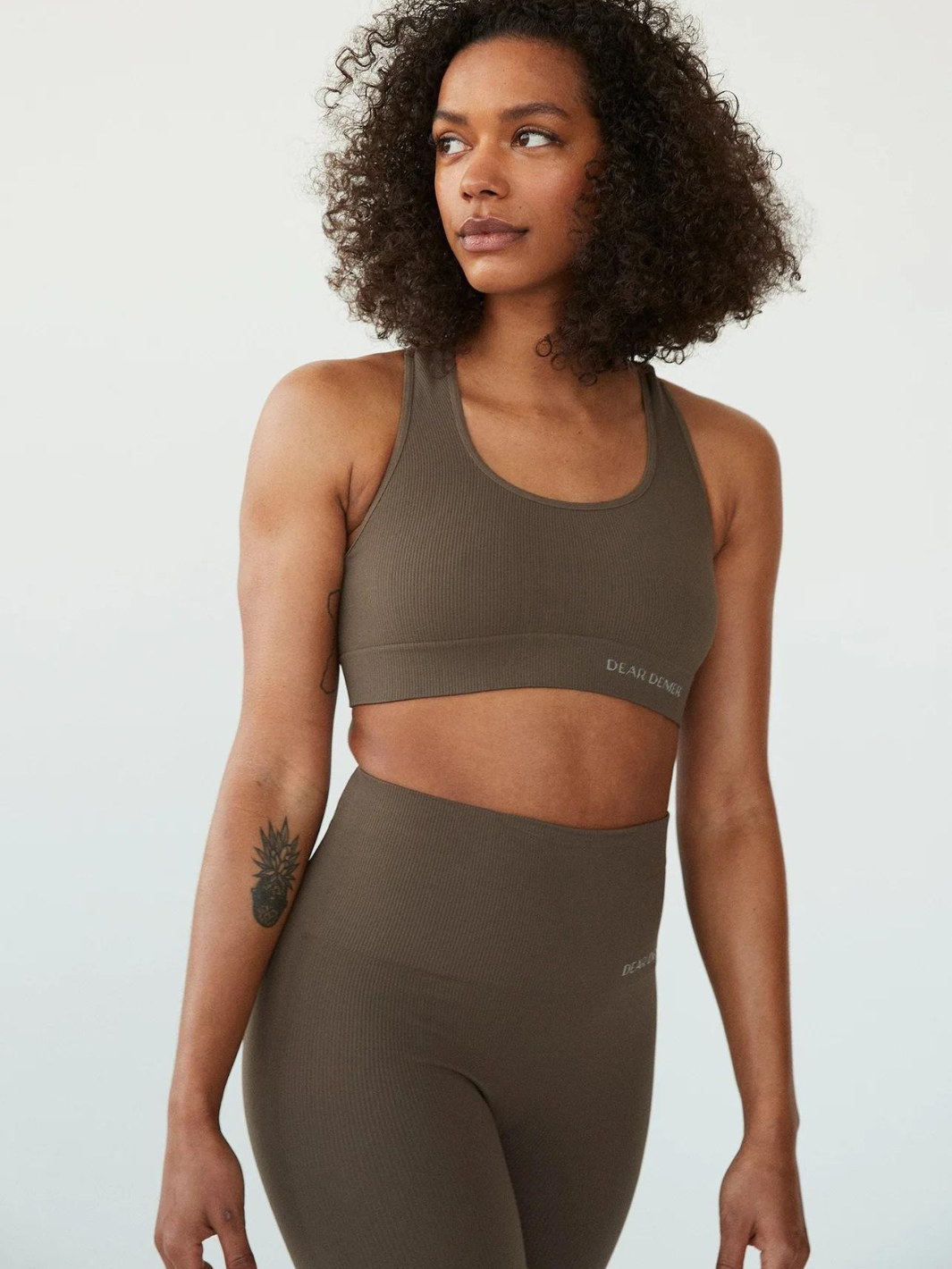 Brun Seamless Dear Denier Rib Sports BH