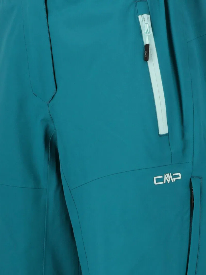 CMP turkis Unlimitech dame skibukser. Materialet er 100% polyester