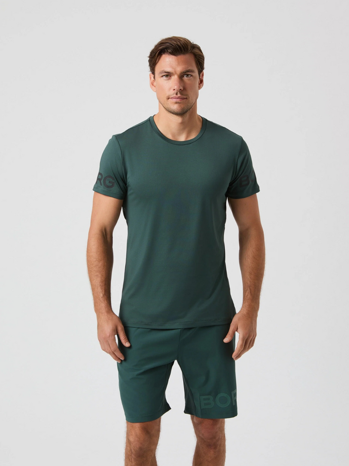 Flaskgrön Björn Borg Performance T-Shirt