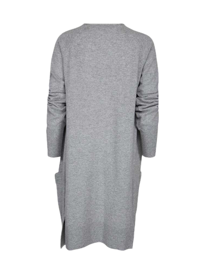 Grå lång Fanny Moonbeam Cashmere Cardigan