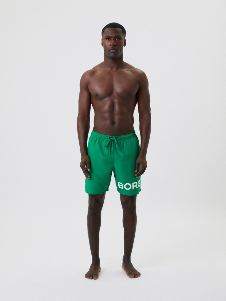 Gröna Björn Borg badshorts för män
