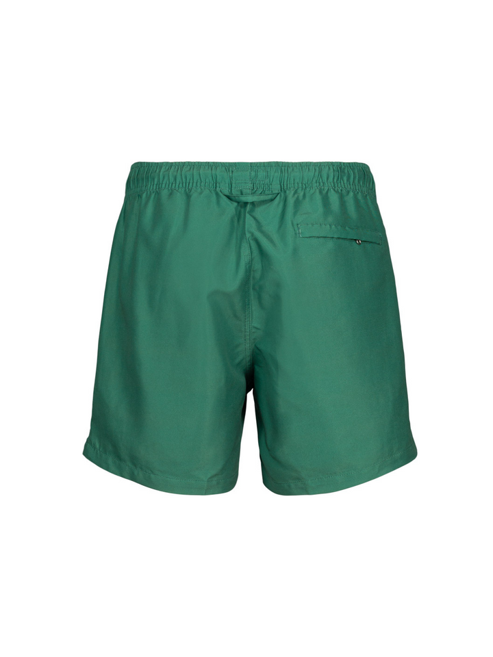 Grön solid Panos Emporio Classic badshorts för män
