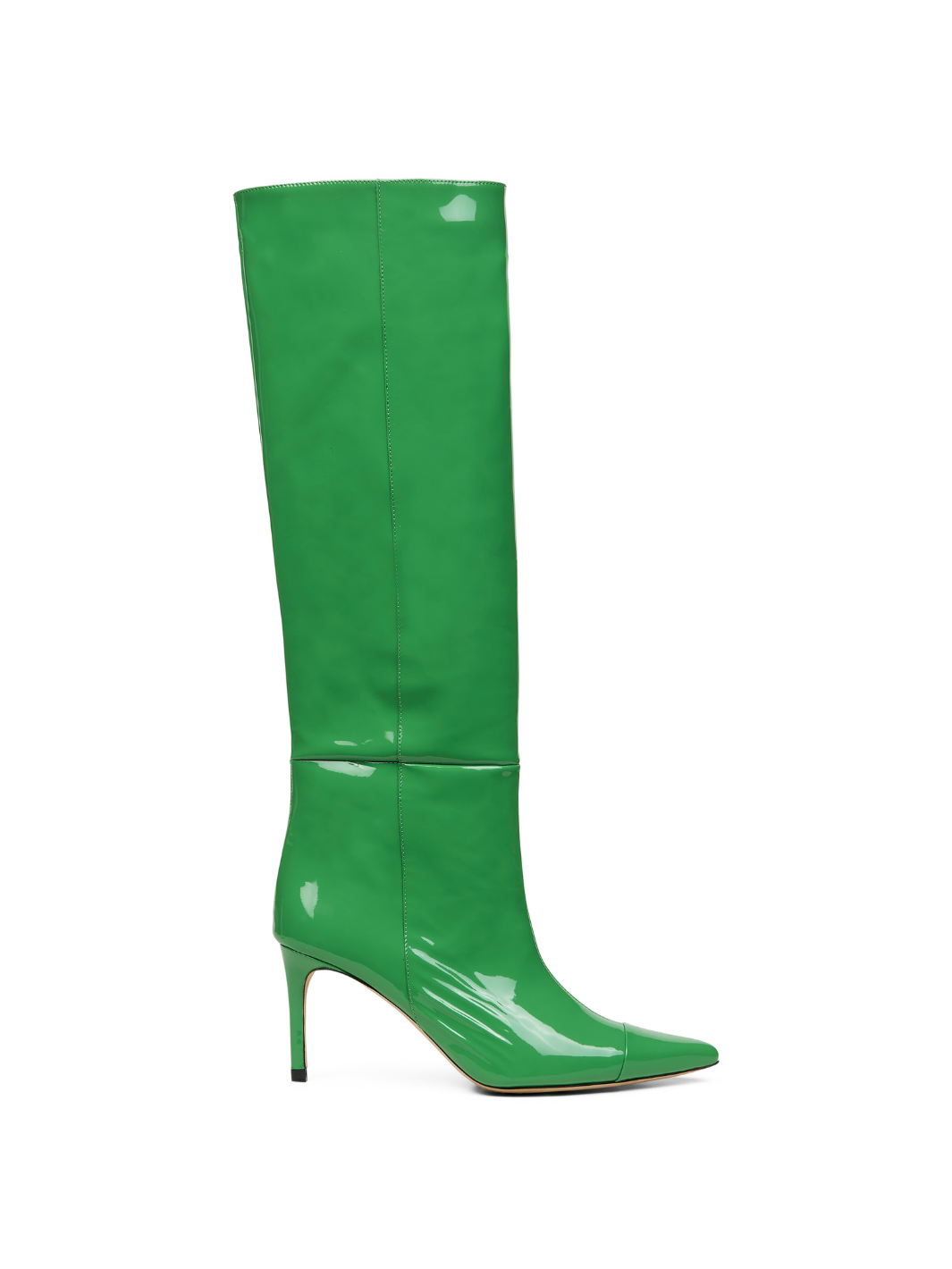 Grön Lång Custommade Alia Patent Boot
