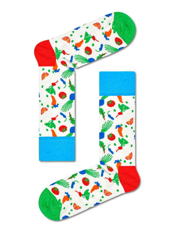 Happy Socks 3-pack Foodie presentförpackning för honom och henne