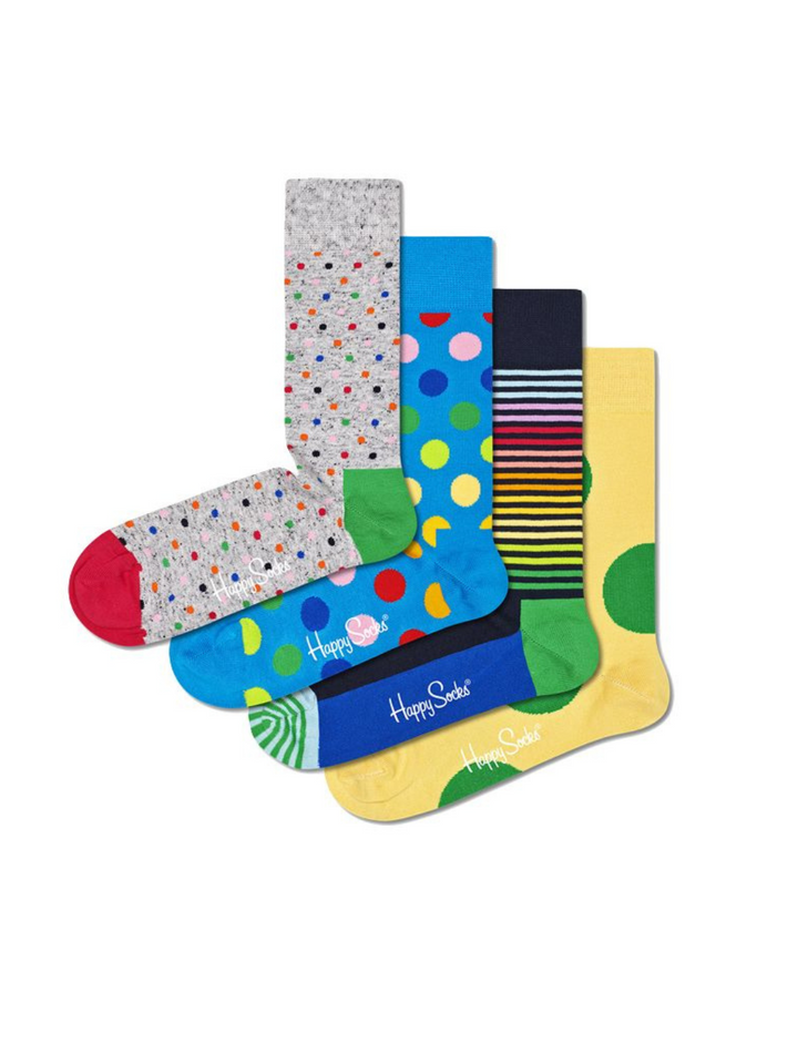 Happy Socks 4-pack Fancy Sock Presentbox för män och kvinnor