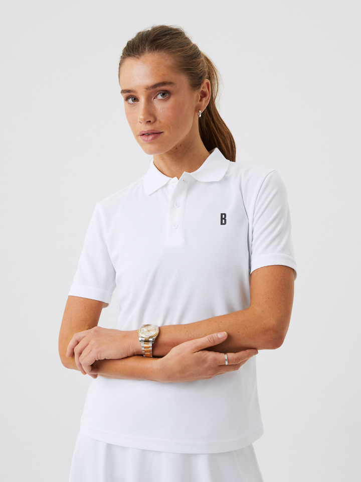 Vit Björn Borg Dam Performance Polo