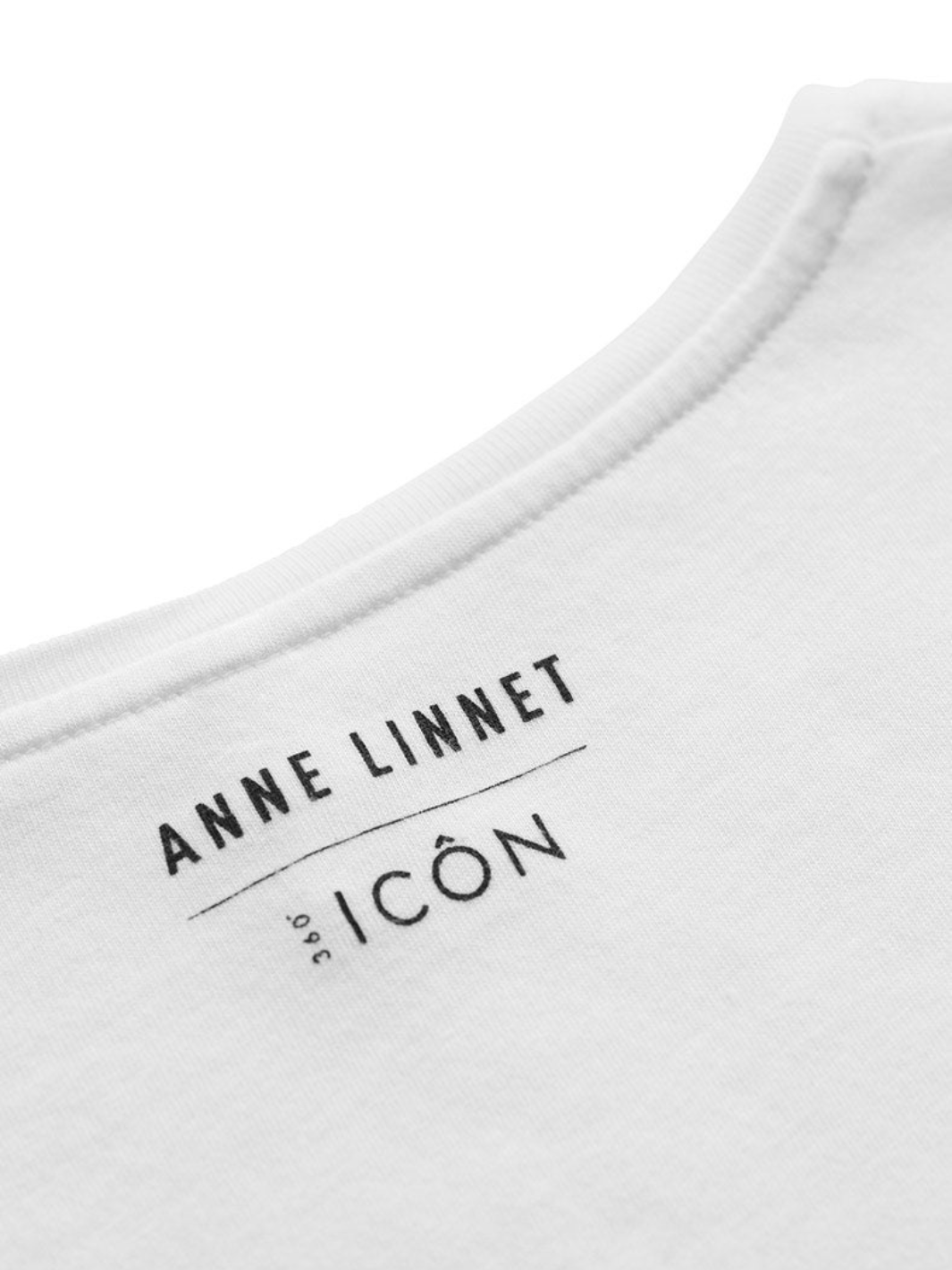Vit Anne Linnet "White Magic" T-shirt män
