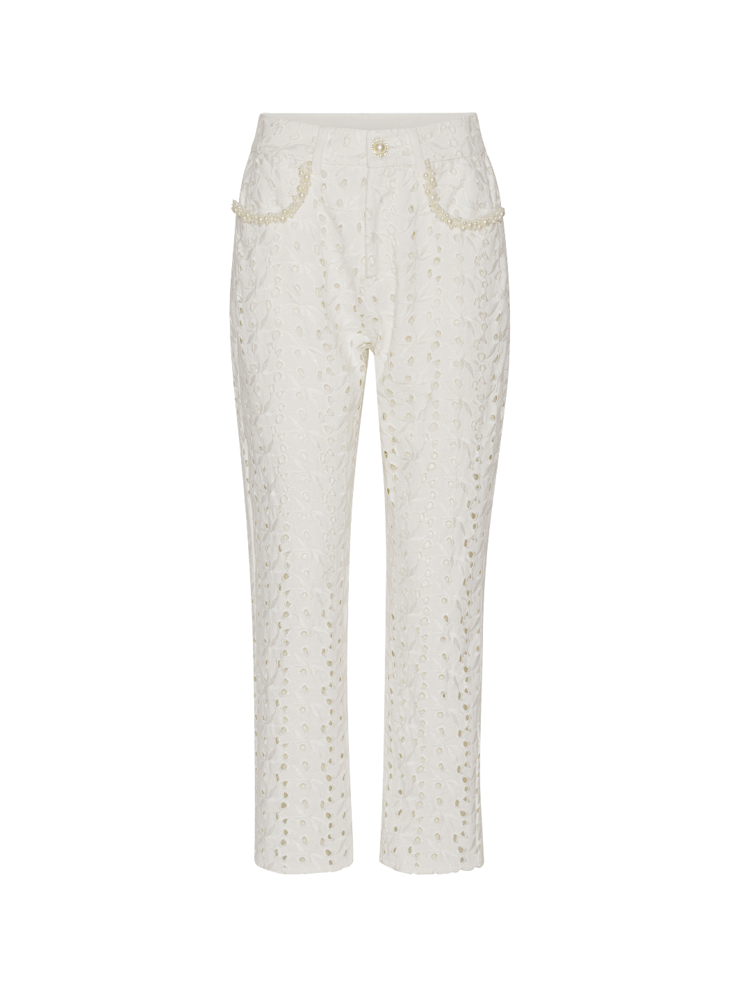 Vita Yukia Custommade jeansbyxor från NBS