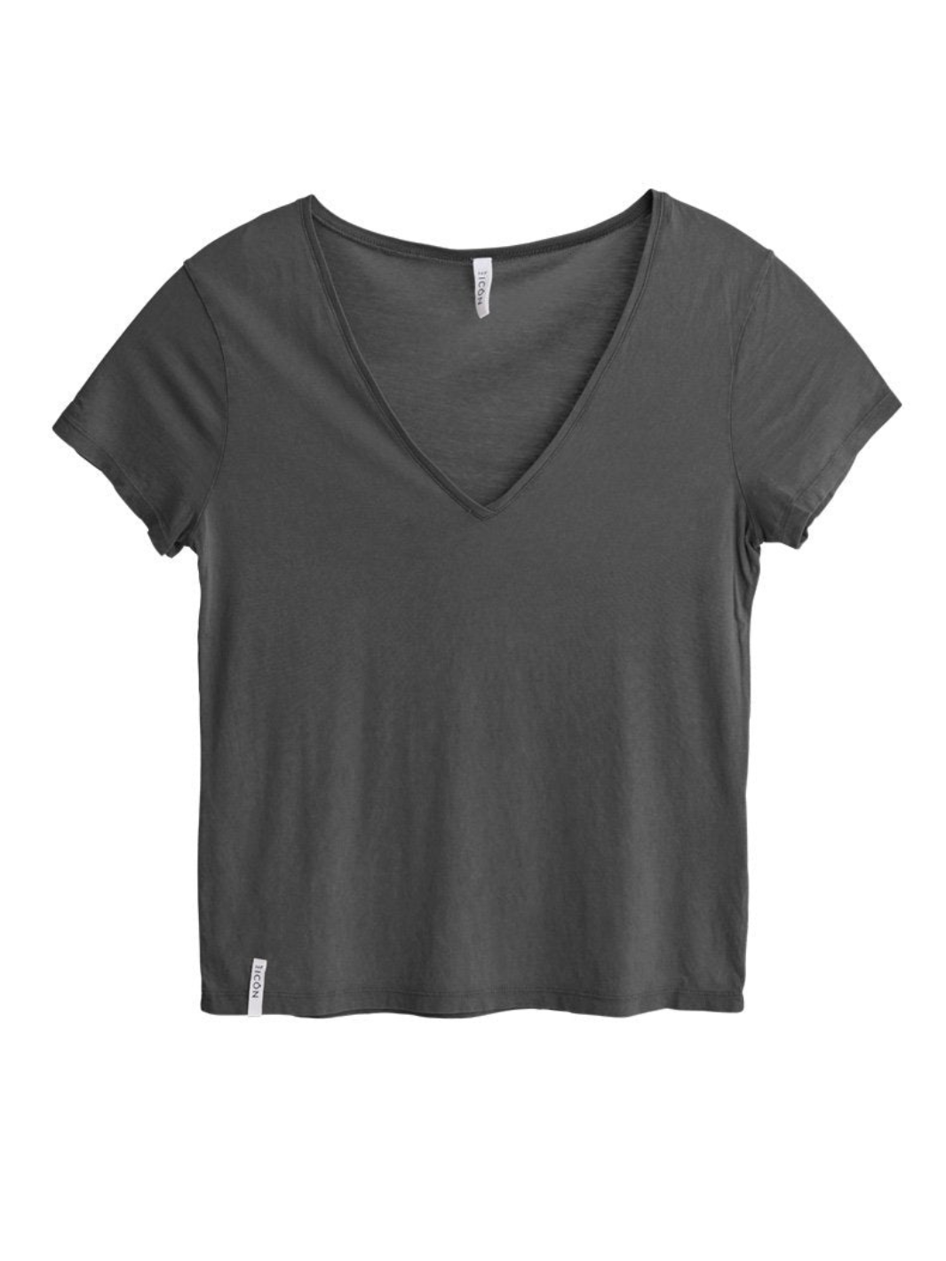 Icôn Basic Oversize T-shirt med V-ringad dam
