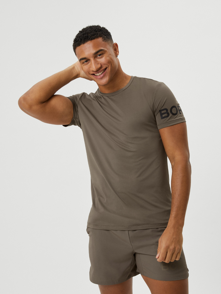 Brun Björn Borg Performance T-shirt