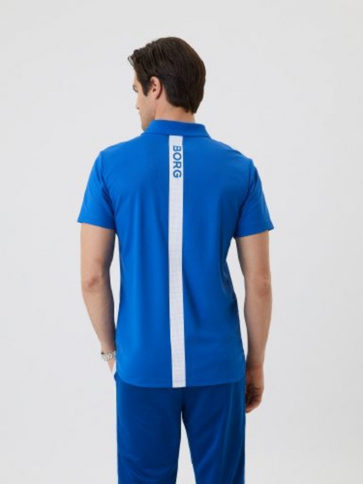 Cobalt Blue Herr Björn Borg Performance Polo