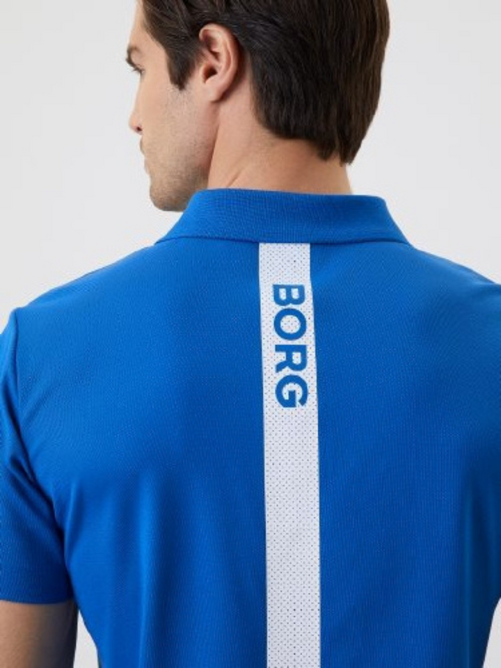 Cobalt Blue Herr Björn Borg Performance Polo