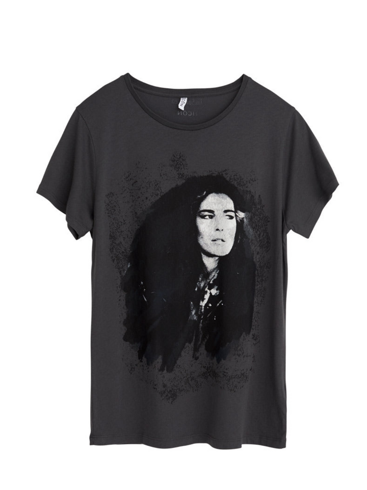 Kolgrå ikon Lis Sørensen "Lis Sørensen" T-shirt dam