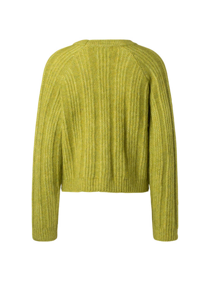 Lime Vanora Custommade Stickatd Cardigan