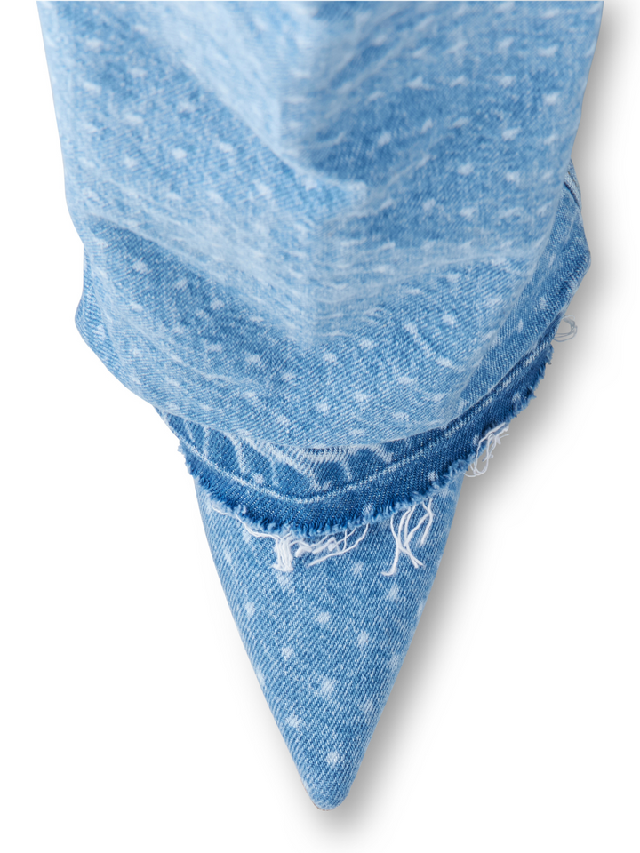 Ljusblå Polka Dot Anie Custommade Denim Boot