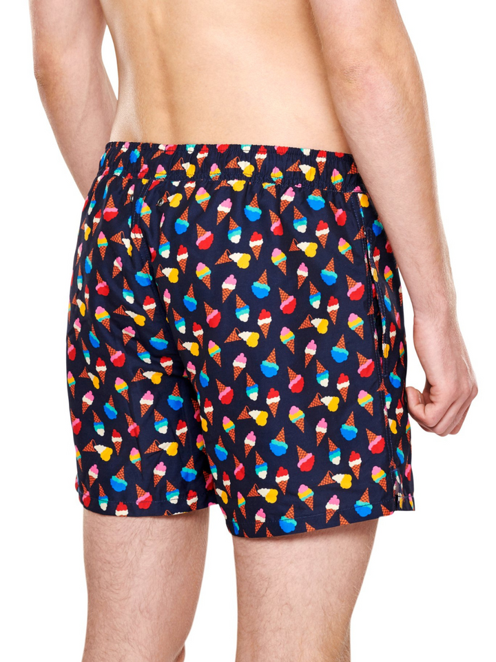 Mörkblå Happy Socks Ice Cream simshorts