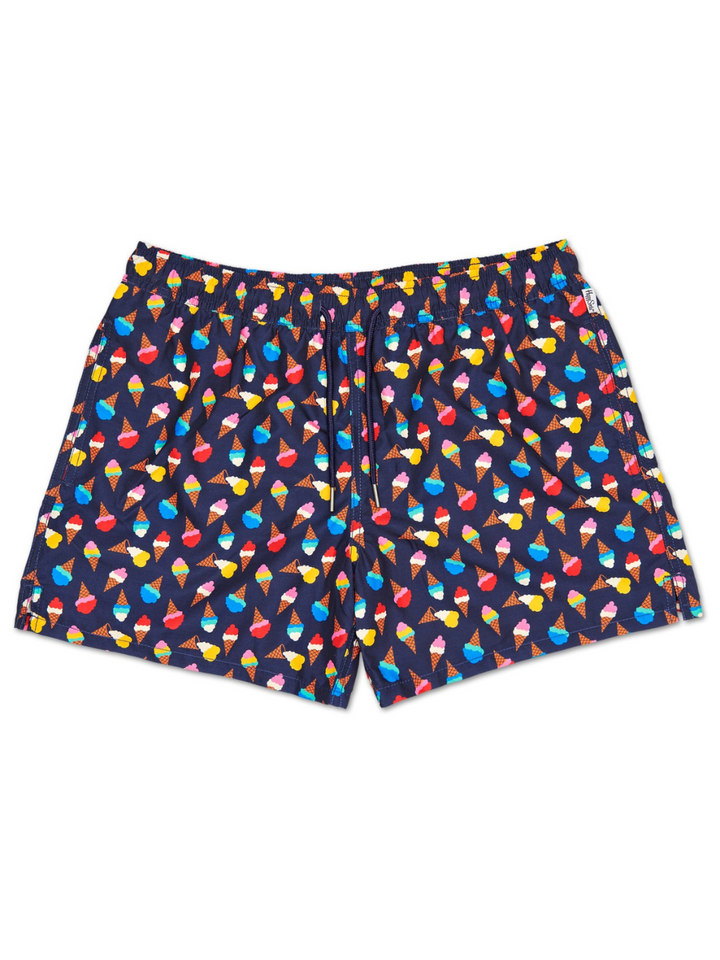 Mörkblå Happy Socks Ice Cream simshorts