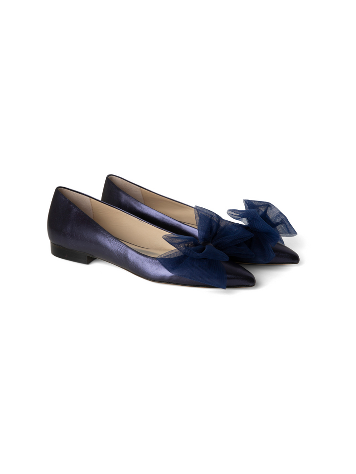 Metallic Blue Custommade Annabella ballerina