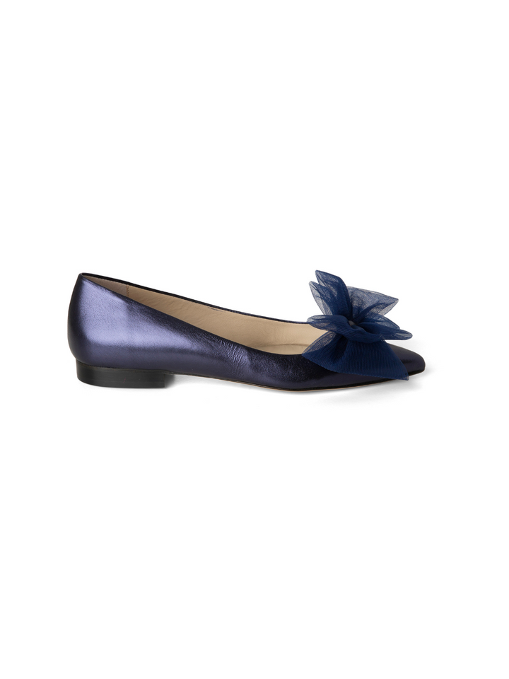 Metallic Blue Custommade Annabella ballerina