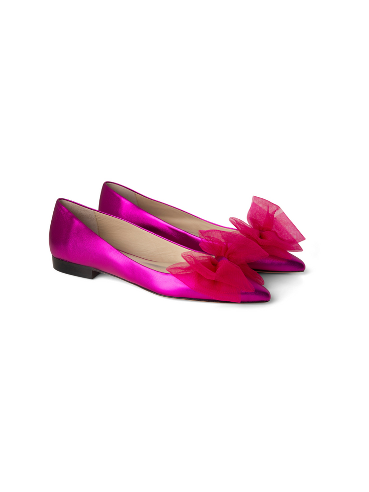Metallic Rosa Custommade Annabella ballerina