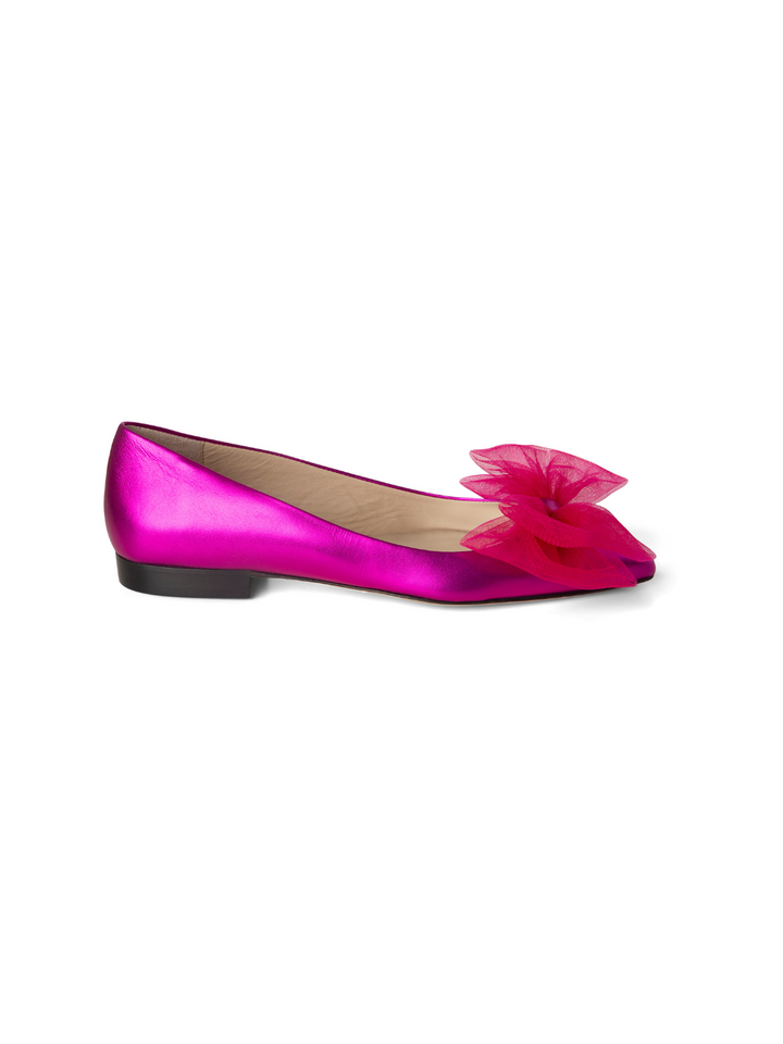 Metallic Rosa Custommade Annabella ballerina