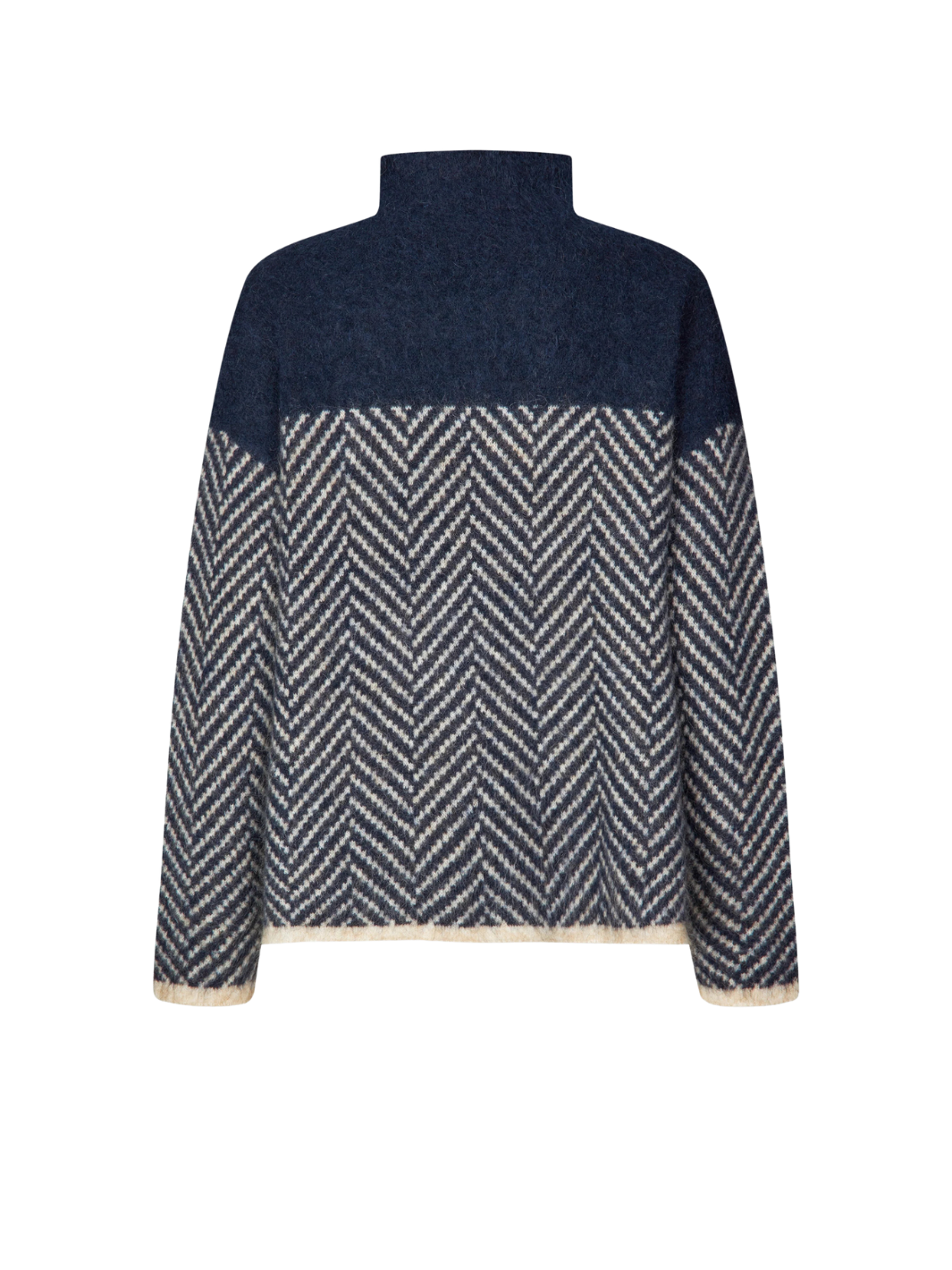 Mörkblå - Offwhite Second Female Herrin Knit