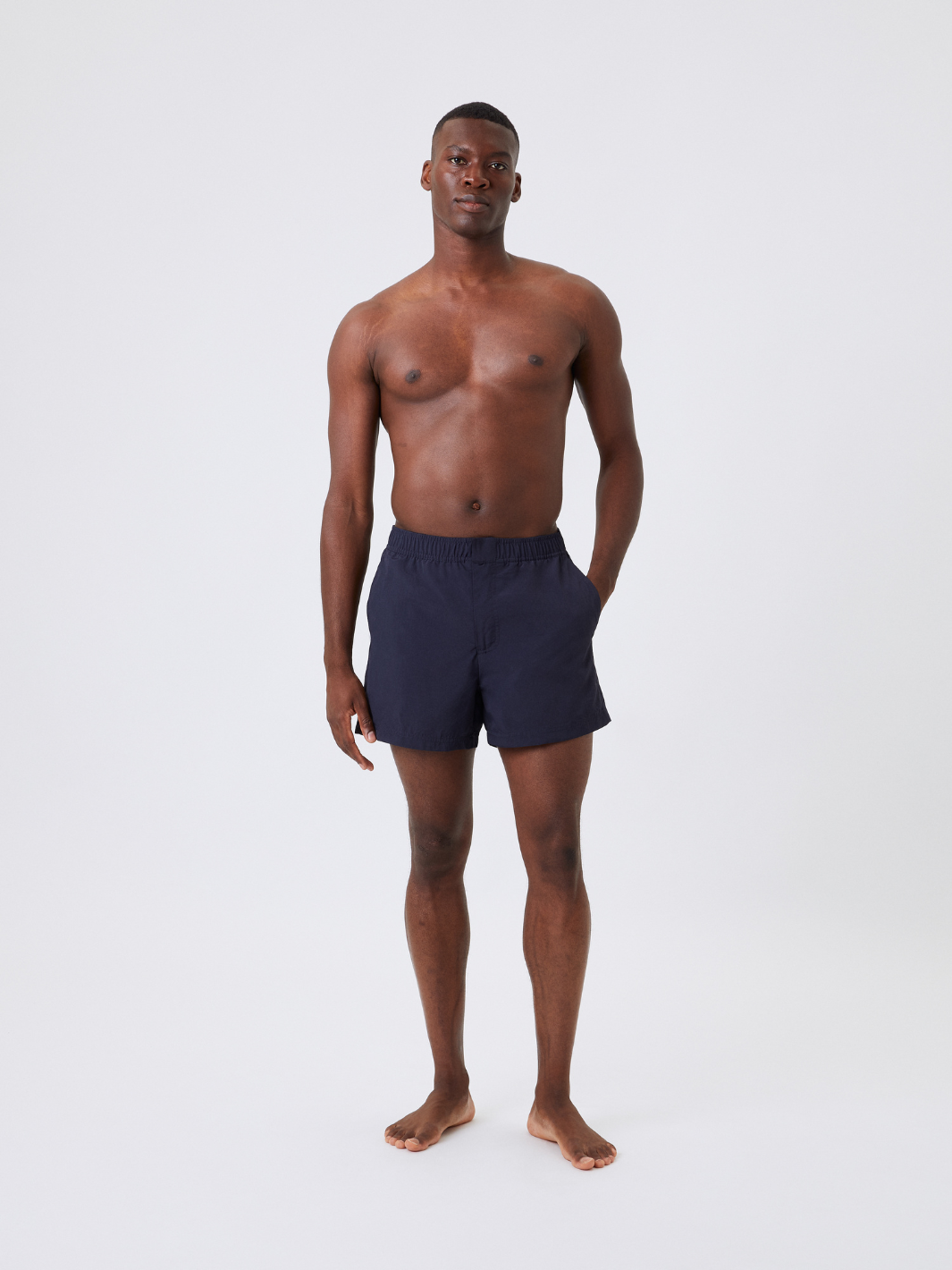 Mörkblå Björn Borg badshorts för män