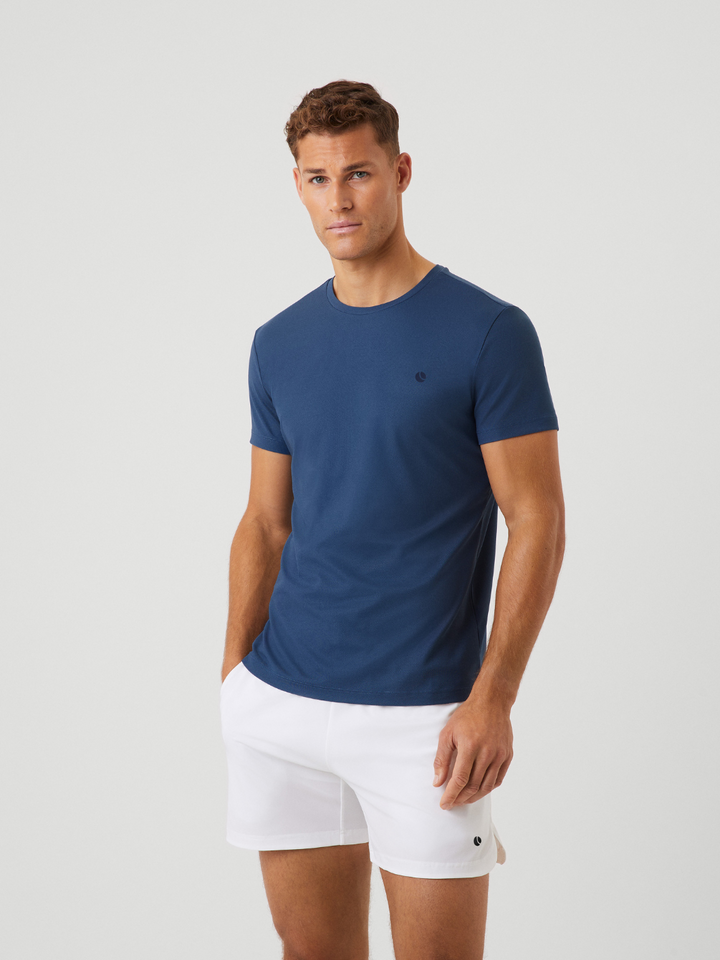 Mörkblå Björn Borg Performance Stripe T-shirt