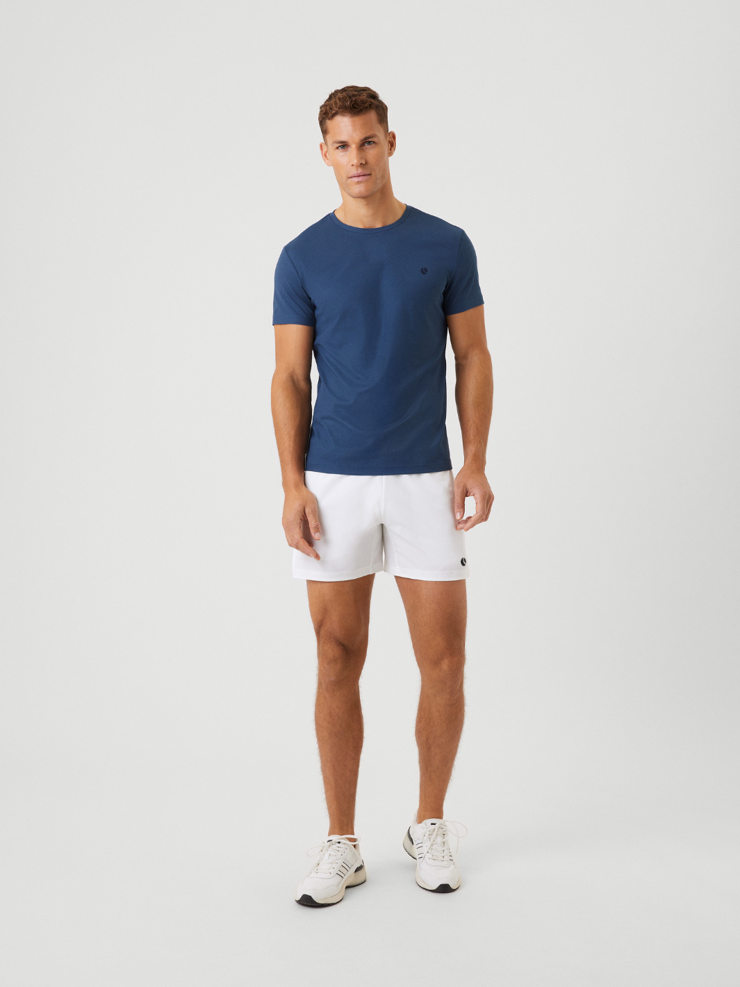 Mörkblå Björn Borg Performance Stripe T-shirt