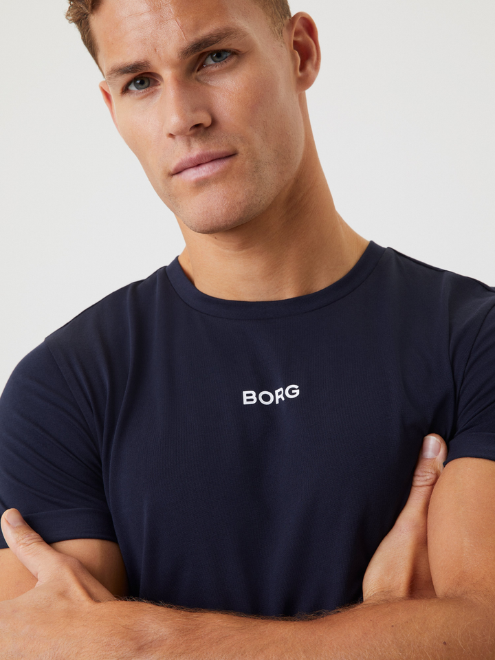 Mörkblå Björn Borg Performance T-shirt