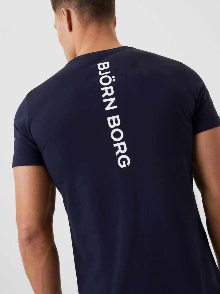 Mörkblå Björn Borg Performance T-shirt