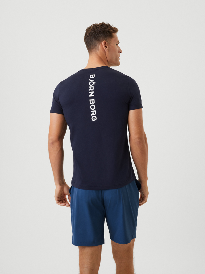 Mörkblå Björn Borg Performance T-shirt