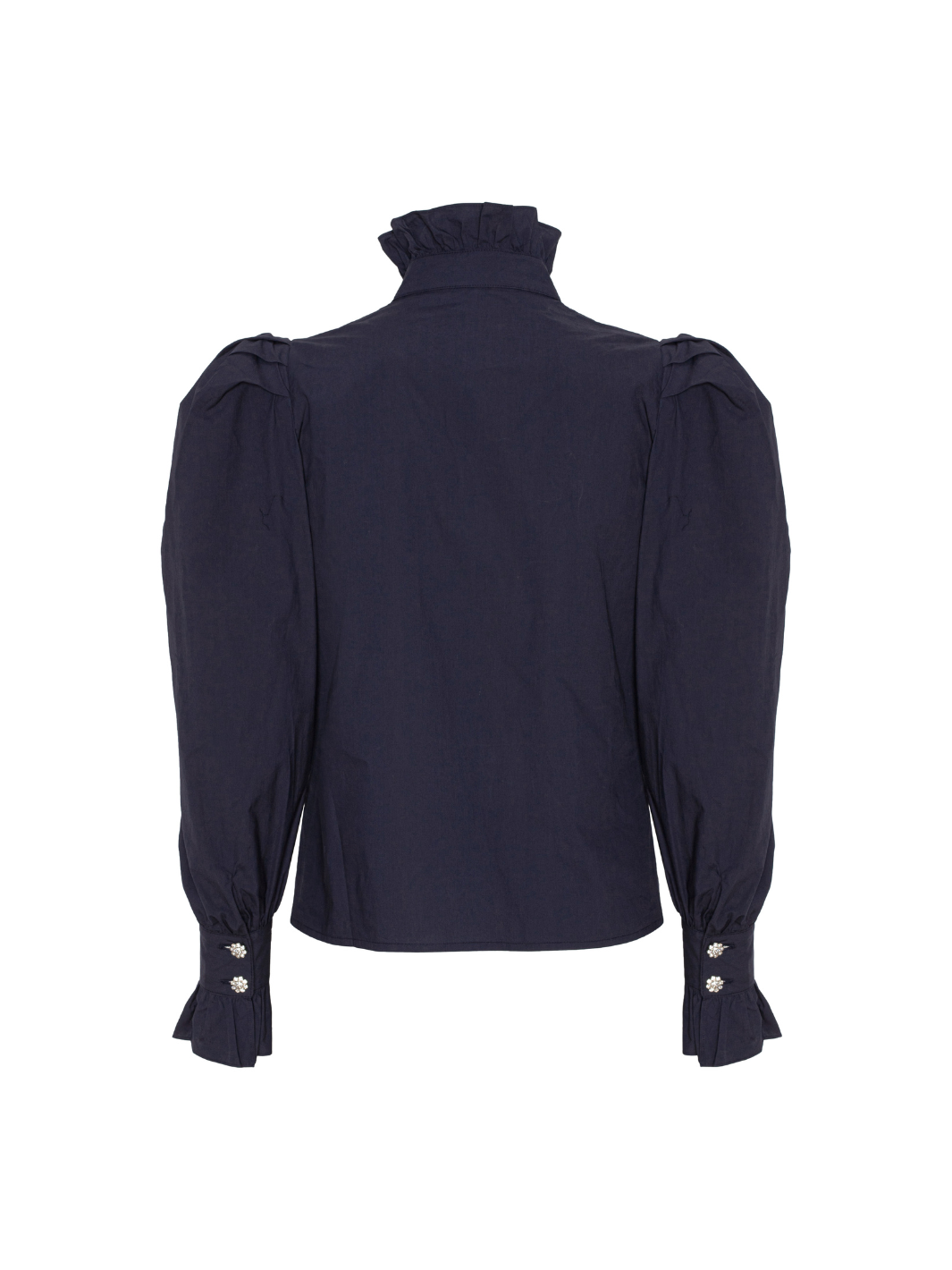 Mörkblå Brandy Custommade Skjortblus