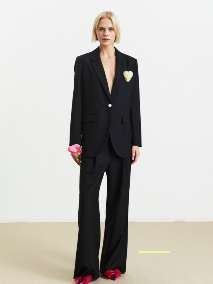 Mörkblå Fabiana Blazer från Custommade
