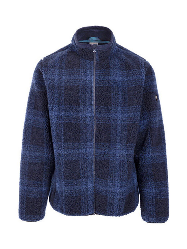 Mörkblå Rutig Epperstone Trespass Sherpa Fleece