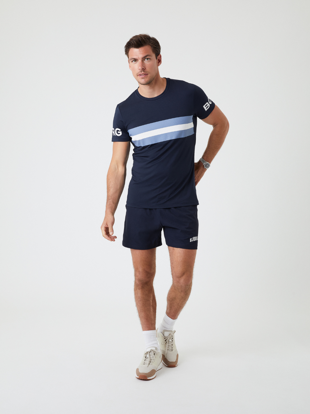 Mörkblå Björn Borg Performance Shorts