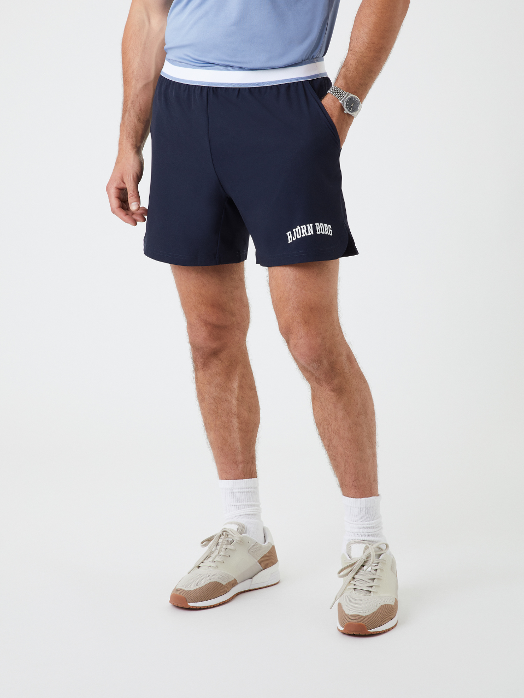 Mörkblå Björn Borg Performance Shorts
