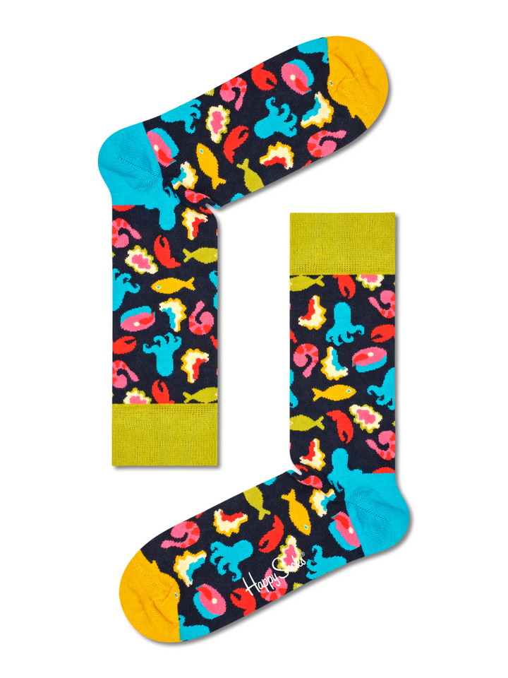 Multicolor Happy Socks 7-dagars presentförpackning för honom