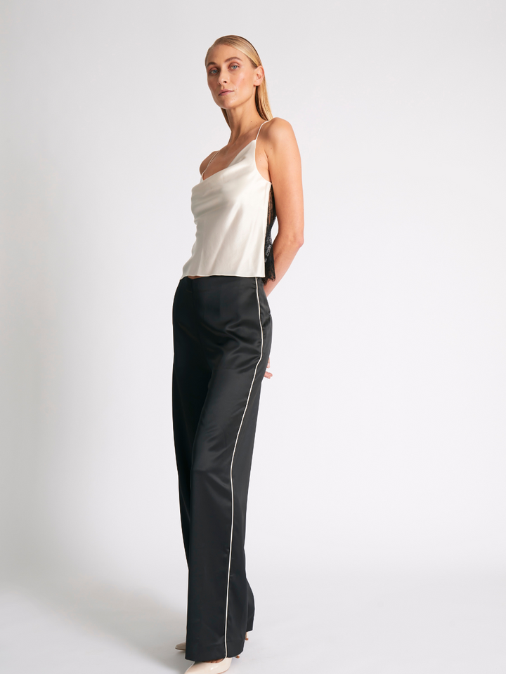 Offwhite Custommade Yuliana Silk Top