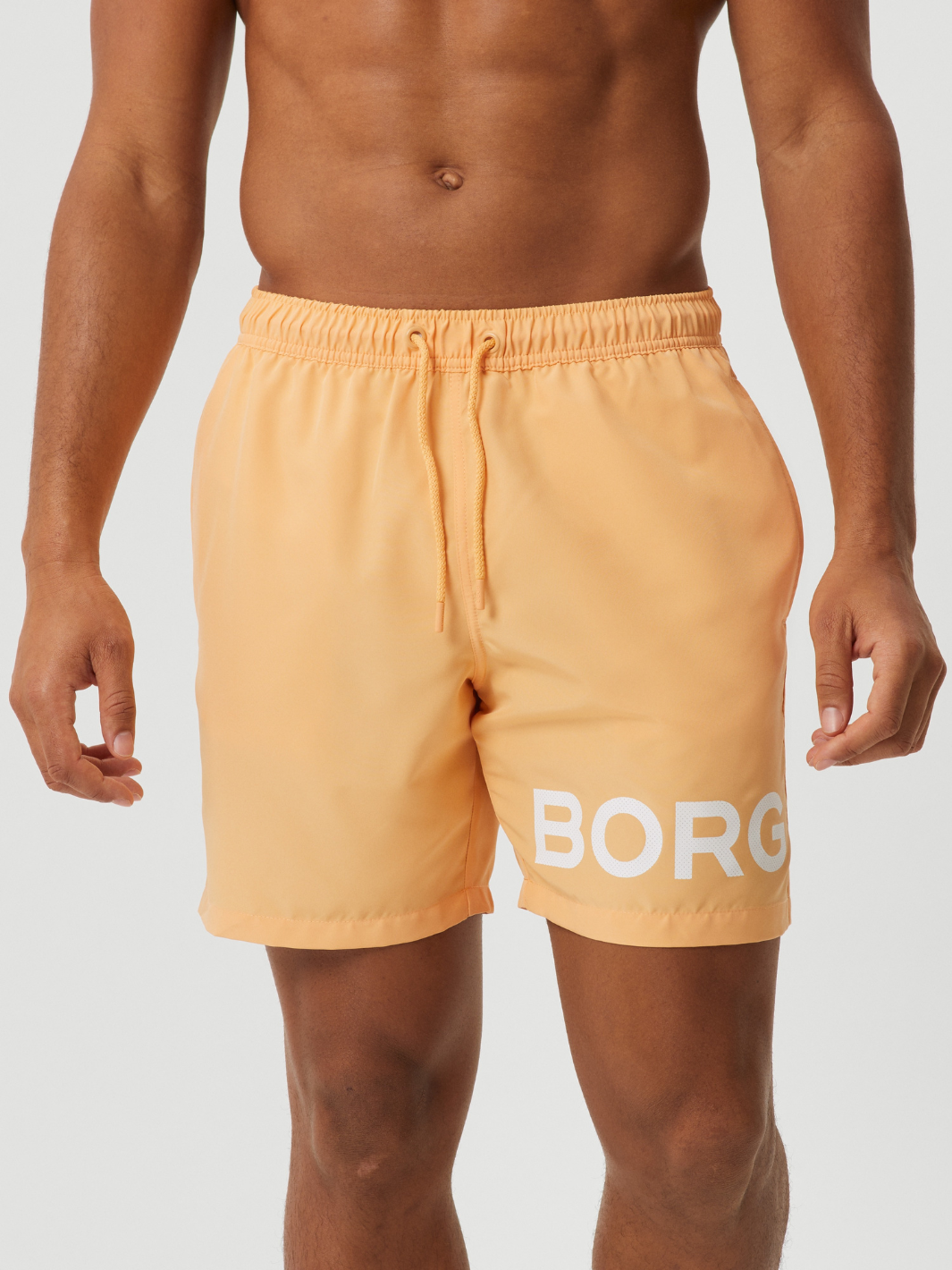 Orange Björn Borg badshorts för män