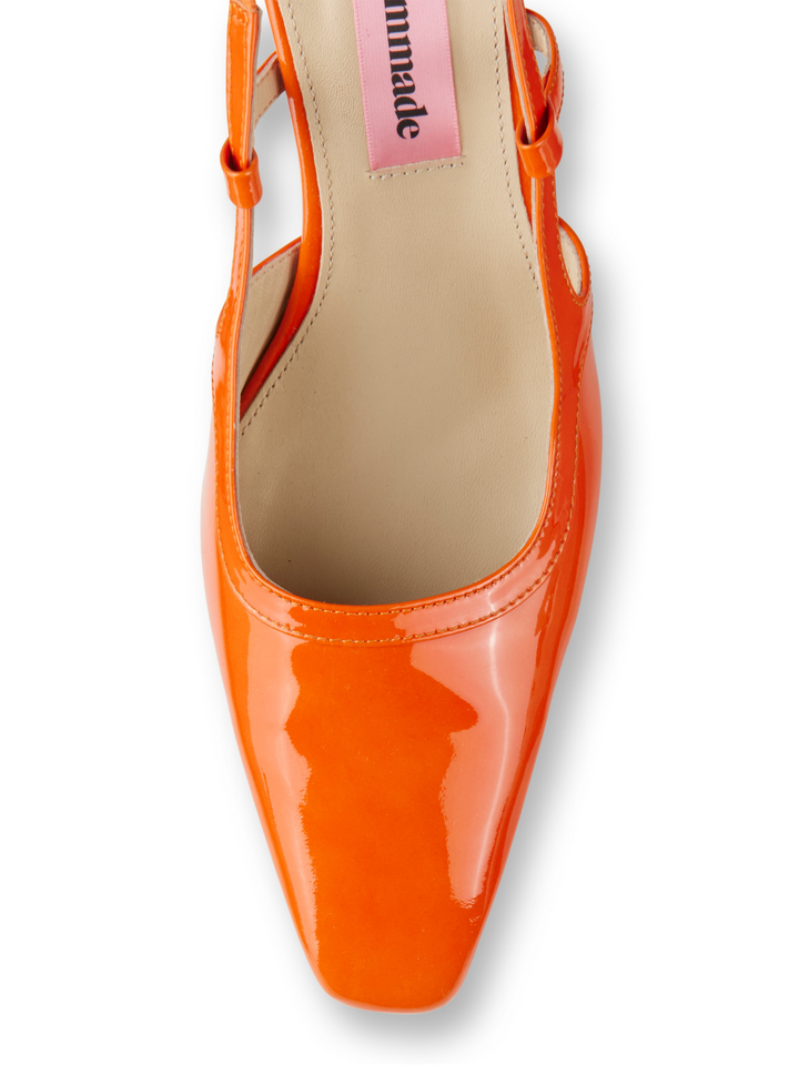 Orange Blank Custommade Anita Slingback Stylet