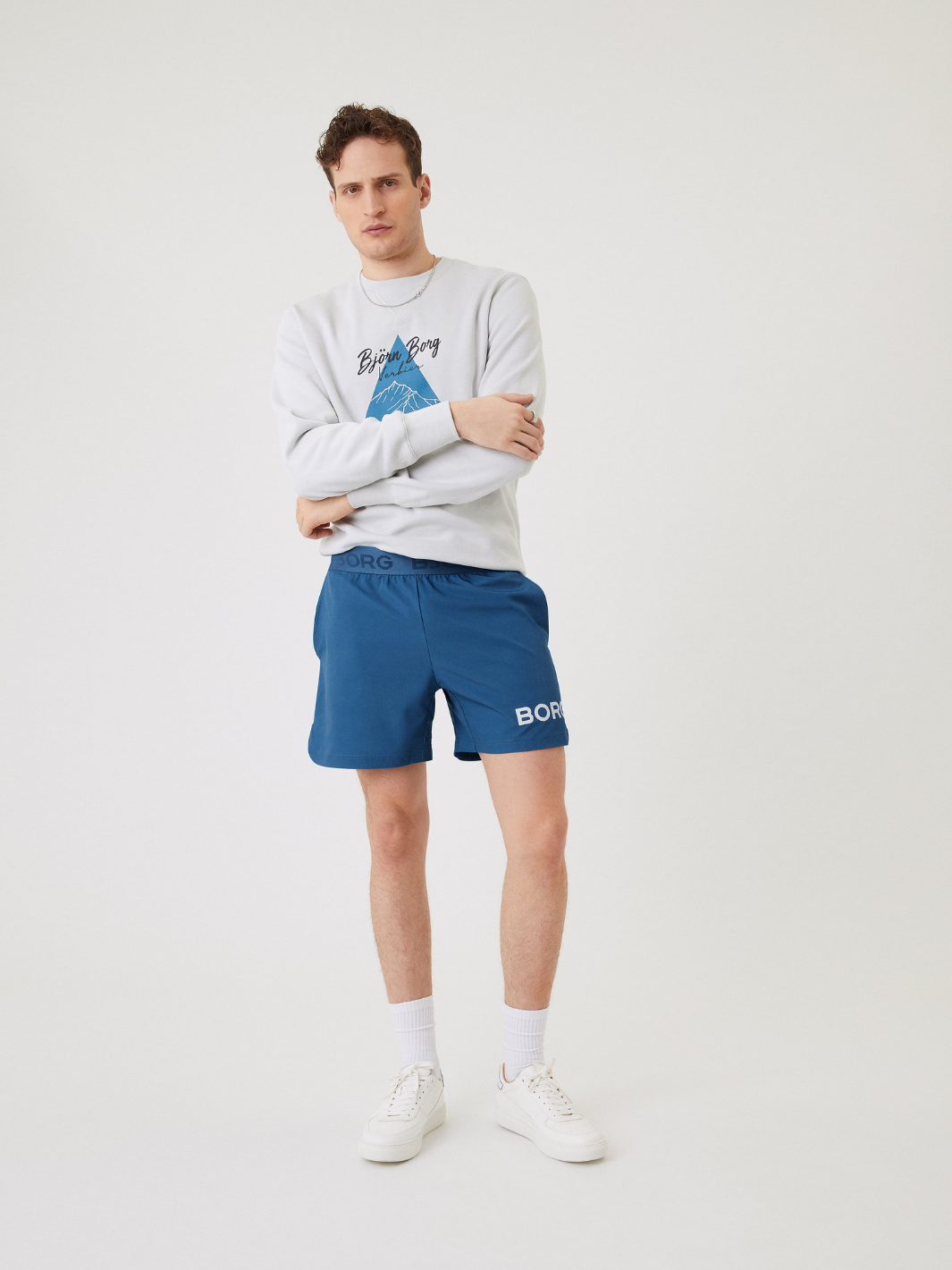 Bensinfärgade Björn Borg Performance Shorts