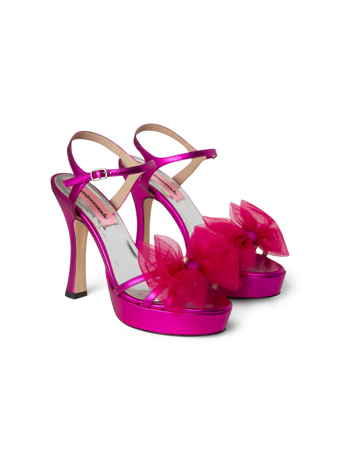 Rosa Metallic Arlina Custommade Styled Med rosett
