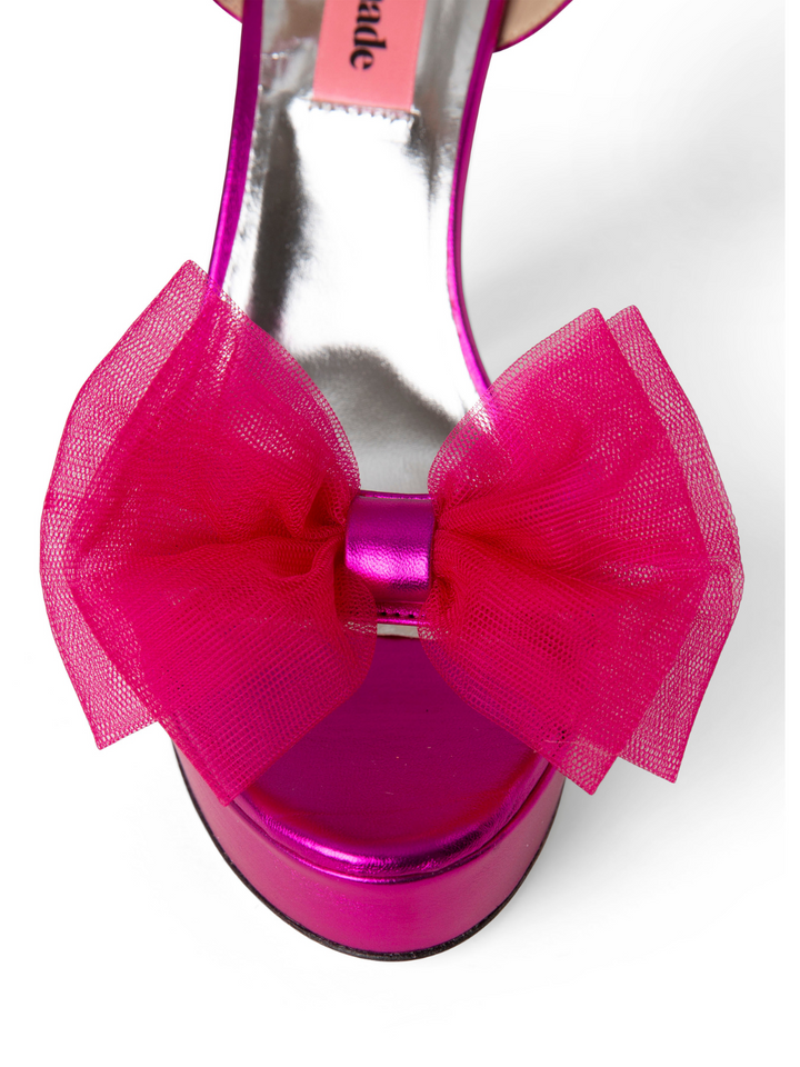 Rosa Metallic Arlina Custommade Styled Med rosett