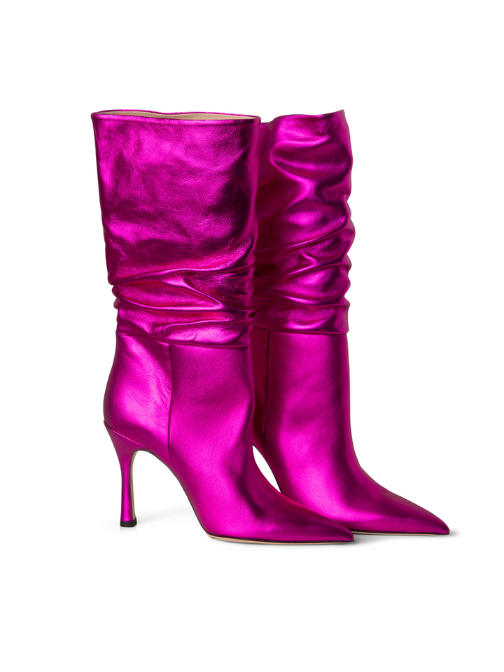 Rosa metallic Axelle Custommade Boot