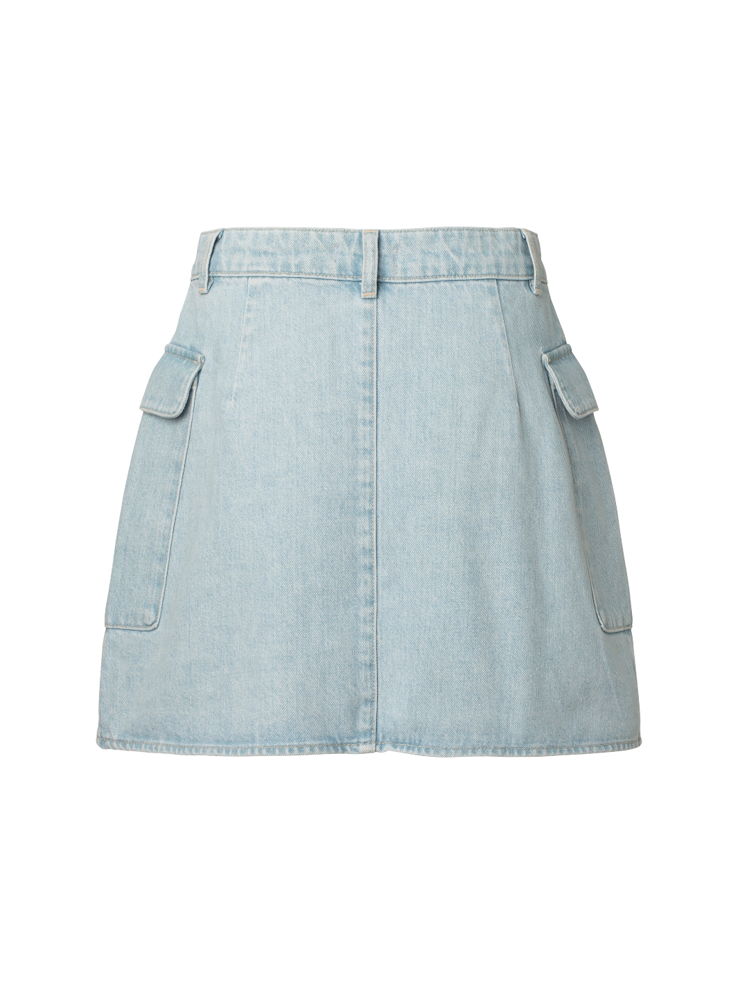 Riana Custommade kjol tillverkad i ljus denim