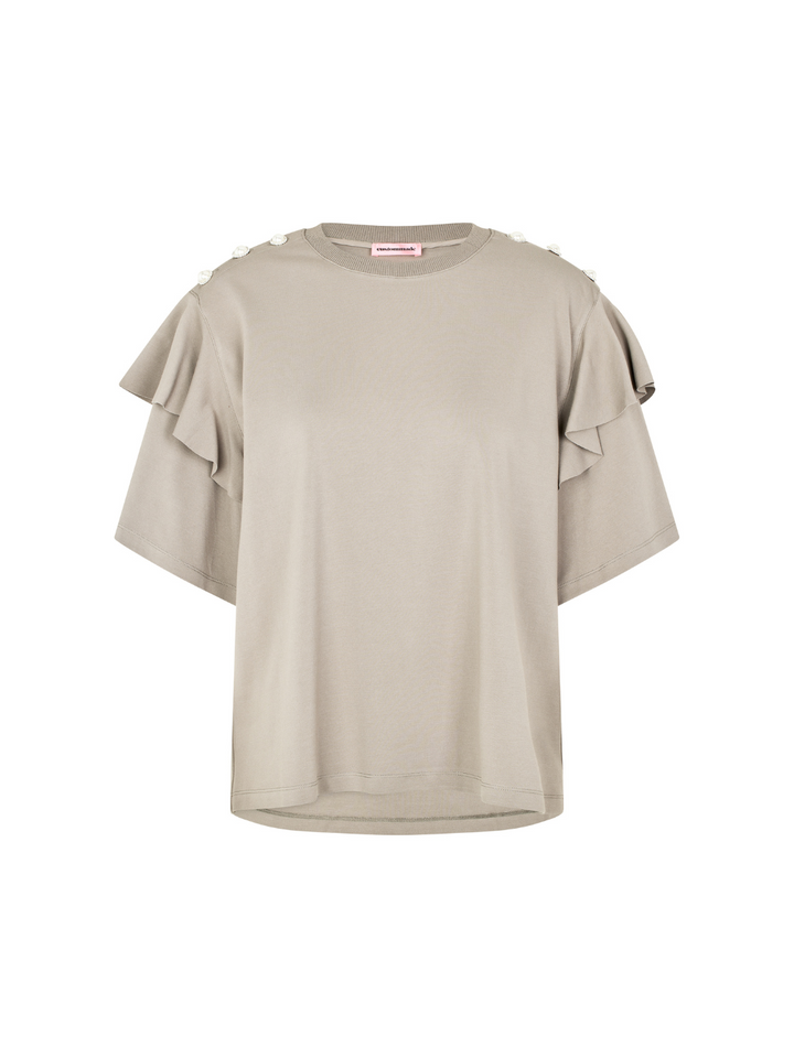 Sandfärgad Custommade Martina T-shirt